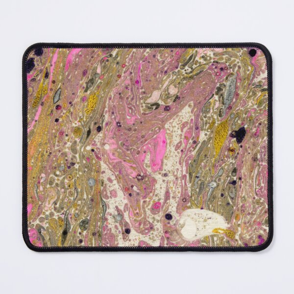 Item preview, marbling with,  pink , rose gold,  black, and ivory  designed and sold by Sue Zipkin.