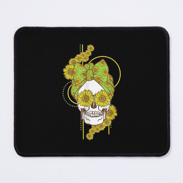Item preview, Sunflower Skull Gift For Cool Skeleton Ana designed and sold by bessiey23.