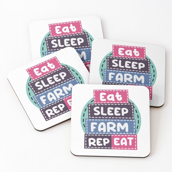 Item preview, eat sleep farm repeat, farming designed and sold by Blazing-Art.