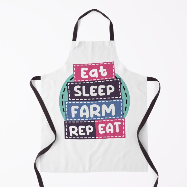 Item preview, eat sleep farm repeat, farming designed and sold by Blazing-Art.