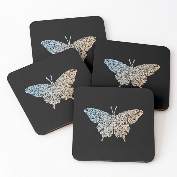Item preview,  Ashen Butterfly Mandala Abstract Art designed and sold by bessiey23.