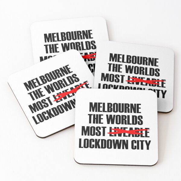 Item preview, MELBOURNE THE WORLDS MOST LOCKDOWN CITY designed and sold by DomGDesign.