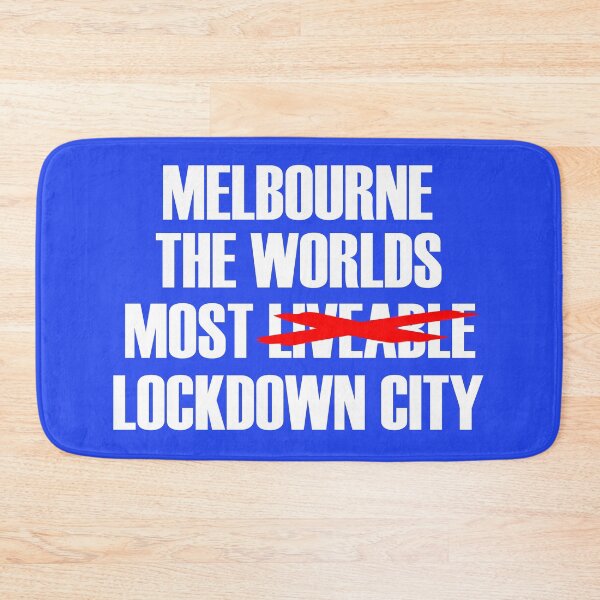 Item preview, MELBOURNE THE WORLDS MOST LOCKDOWN CITY designed and sold by DomGDesign.