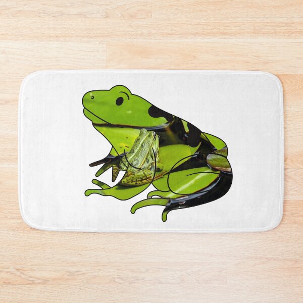 Item preview, Green frog silhouette - frog designed and sold by Jessi-Sketches.