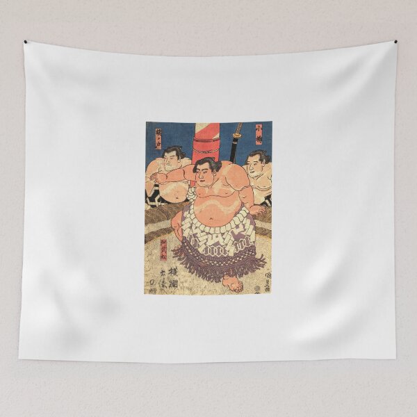 Item preview, Sumo - Japanese Woodcut Prints designed and sold by mosgol.