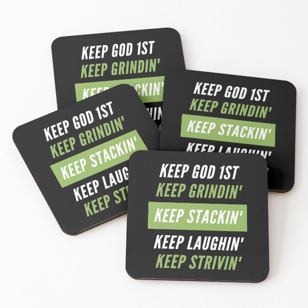 Item preview, Keep God 1ST/Keep Grindin'/Keep Stackin'/Keep Laughin'/Keep Strivin' merch designed and sold by TopChoiceMerch.