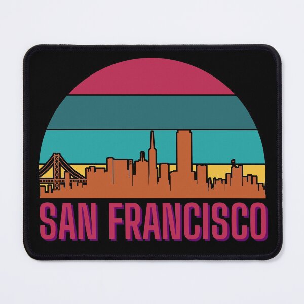 Item preview, San Francisco Skyline Retro Sunset designed and sold by barronangMedia.