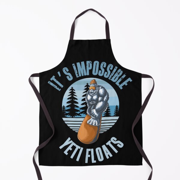 Item preview,  It’s impossible - Yeti Floats! Funny yeti snowboarding design designed and sold by HROC.