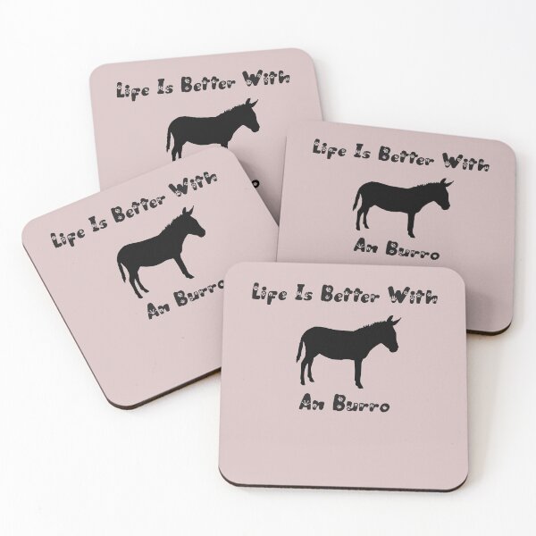 Item preview, life is better with a burro designed and sold by BILAL SHU12.