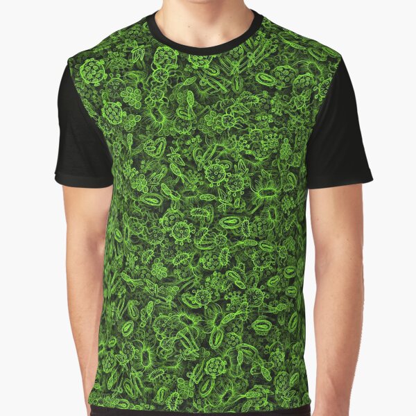 Green micropets Graphic T-Shirt