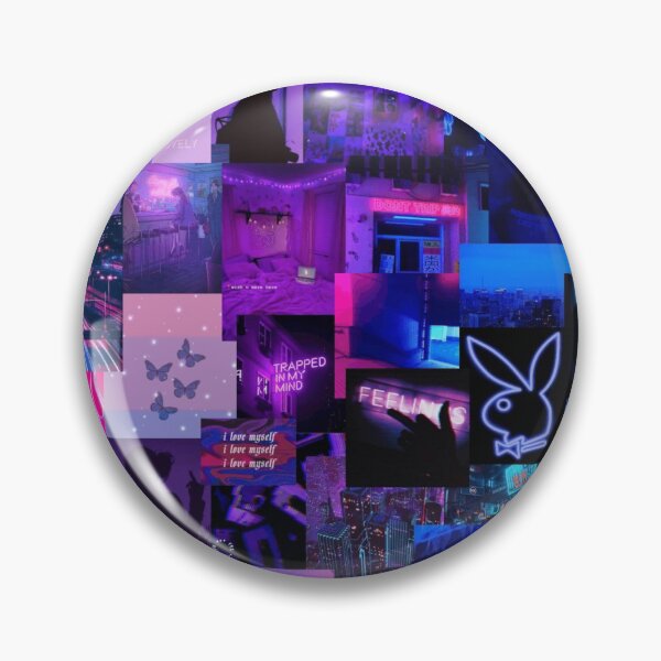 Item preview, Pink Blue Aesthetic Collage designed and sold by AziaFaye.