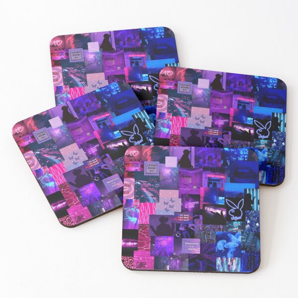Item preview, Pink Blue Aesthetic Collage designed and sold by AziaFaye.