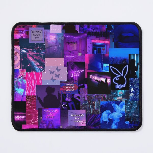 Item preview, Pink Blue Aesthetic Collage designed and sold by AziaFaye.
