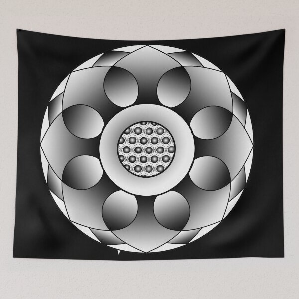 Item preview, The Lotus_BW designed and sold by Thilina Kasthuriarachchi.