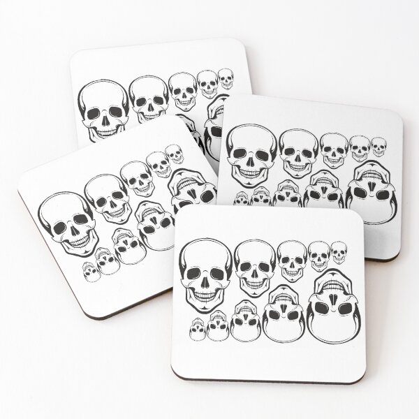 Item preview, Black skulls Halloween costumes and decorations 2021 for man woman kids designed and sold by AlinaOz.