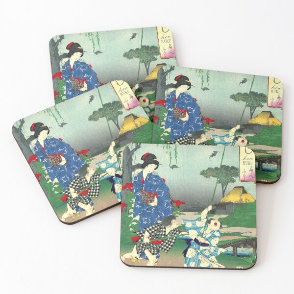 Item preview, 10 of album of 26 Japanese Woodcut Prints  designed and sold by mosgol.