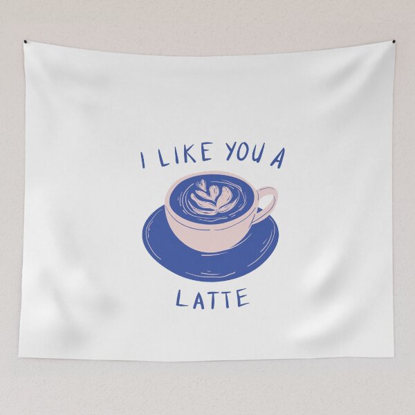 Item preview, FUNNY LATTE designed and sold by RetroPlaceee.