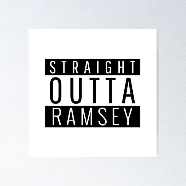 Item preview, Straight Outta Ramsey Minnesota  designed and sold by Teelogic.