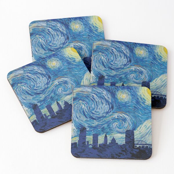 Item preview, Little Rock Van Gogh Starry Night designed and sold by DFerraz.