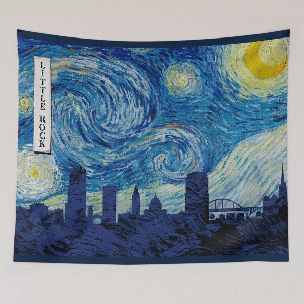 Item preview, Little Rock Van Gogh Starry Night designed and sold by DFerraz.