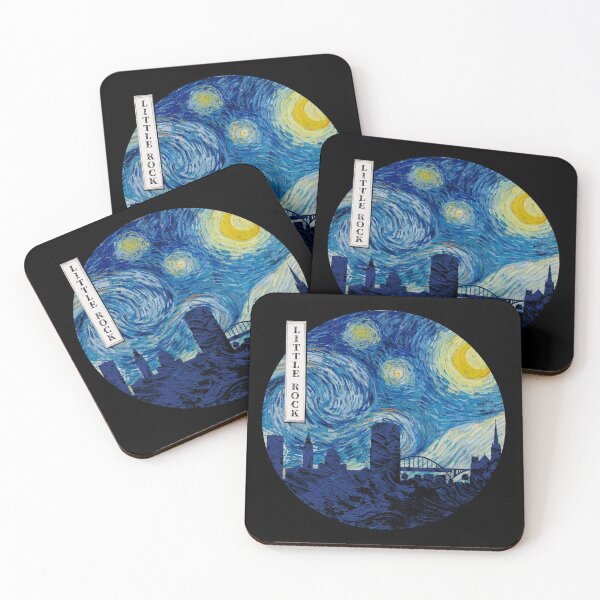 Item preview, Little Rock Starry Night Van Gogh Circle designed and sold by DFerraz.