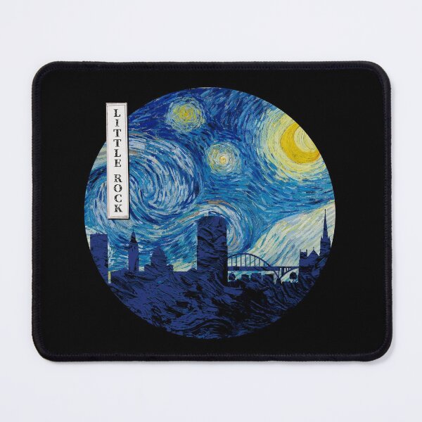 Item preview, Little Rock Starry Night Van Gogh Circle designed and sold by DFerraz.