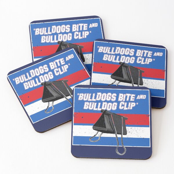 Item preview, Bulldogs Bite and Bulldog Clip? designed and sold by GoodForFooty.