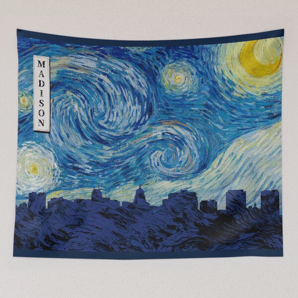 Item preview, Madison Van Gogh Starry Night designed and sold by DFerraz.