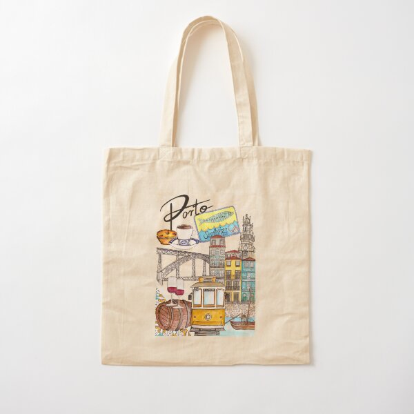 Cotton Bag 300 Gsm - 36x41 cm - Theme Oporto