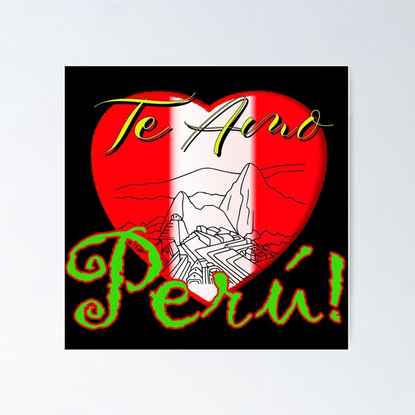 Item preview, I love you Peru designed and sold by zer0-cu4tro.