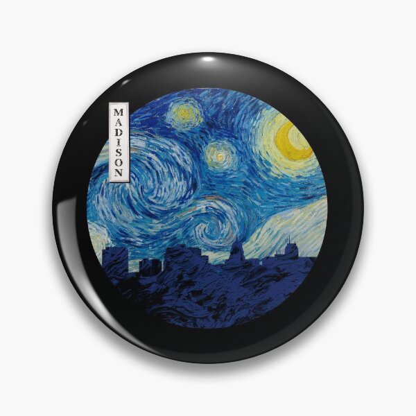 Item preview, Madison Starry Night Van Gogh Circle designed and sold by DFerraz.