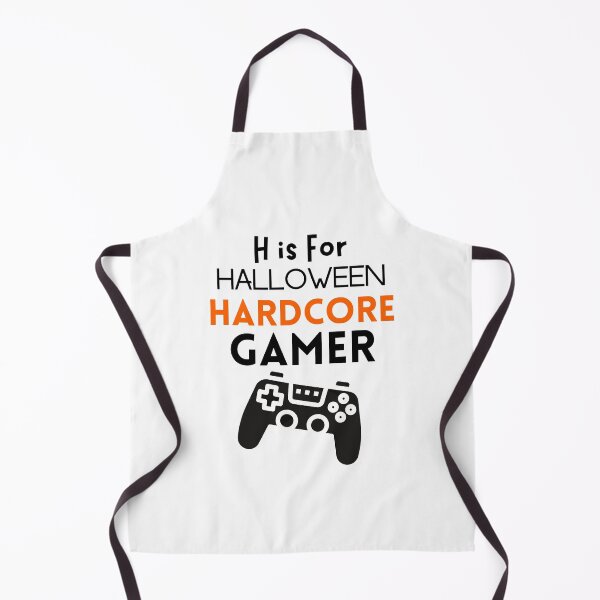 Item preview, H Is For Halloween Hardcore Gamer - funny designed and sold by CreativeMansion.