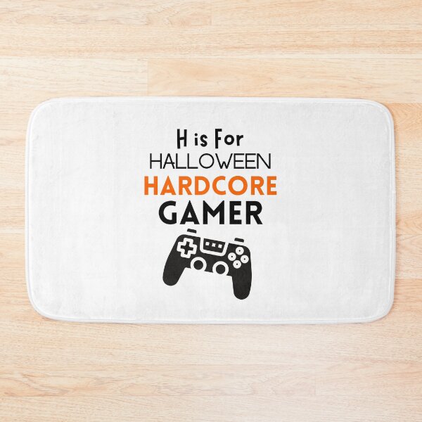 Item preview, H Is For Halloween Hardcore Gamer - funny designed and sold by CreativeMansion.