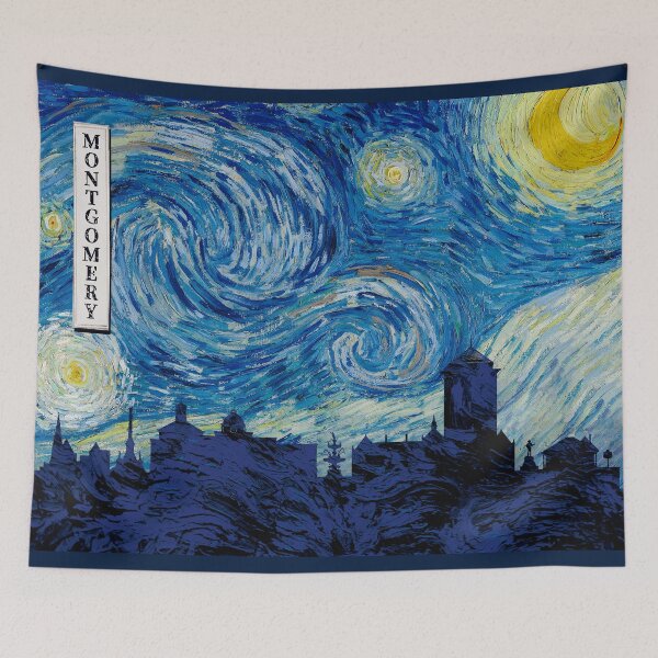 Item preview, Montgomery Van Gogh Starry Night designed and sold by DFerraz.