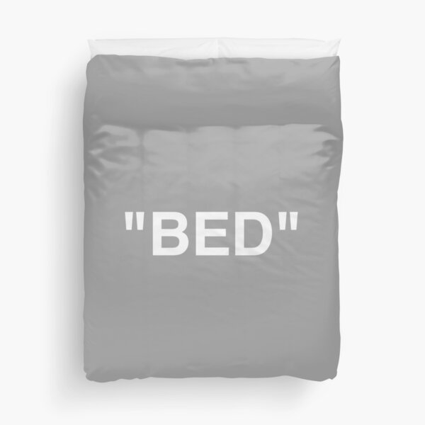 BED | Off White Brand Quotation Marks Hype Streetwear Duvet Cover