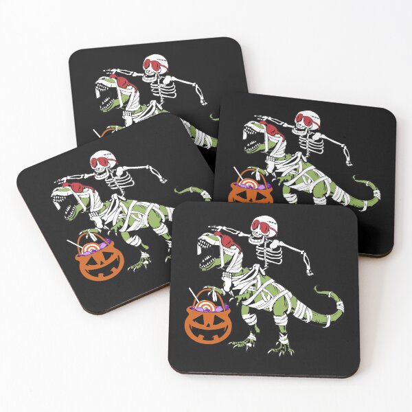 Item preview, Skeleton Riding Mummy Dinosaur shirt designed and sold by SukanyaShop.
