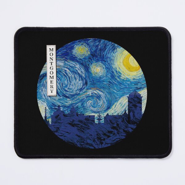 Item preview, Montgomery Starry Night Van Gogh Circle designed and sold by DFerraz.