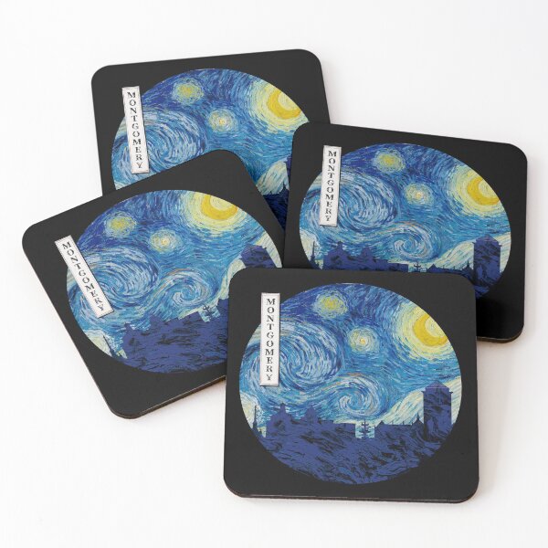Item preview, Montgomery Starry Night Van Gogh Circle designed and sold by DFerraz.