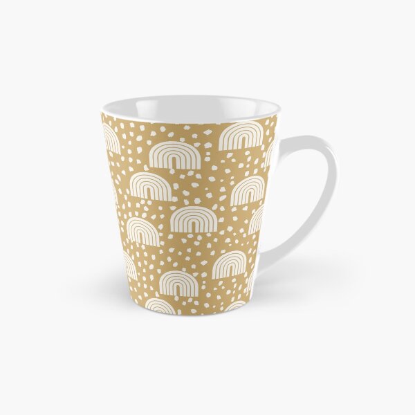 Item preview, Fun Speckled Rainbows in Golden Mustard Yellow designed and sold by Erin Kendal.