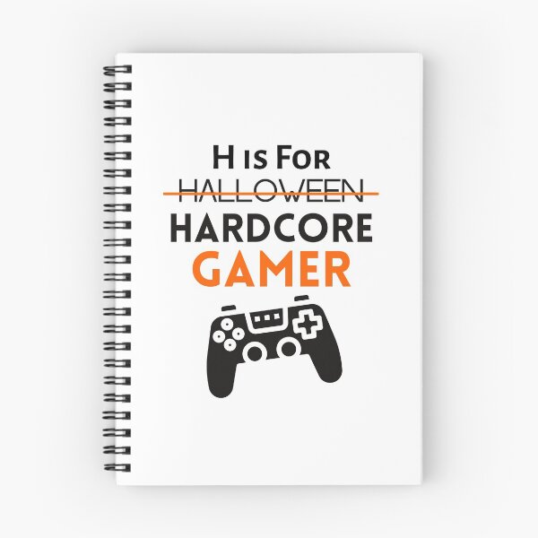 Item preview, H Is For Halloween Hardcore Gamer - funny designed and sold by CreativeMansion.