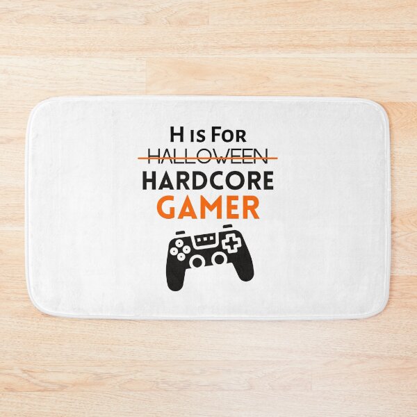 Item preview, H Is For Halloween Hardcore Gamer - funny designed and sold by CreativeMansion.