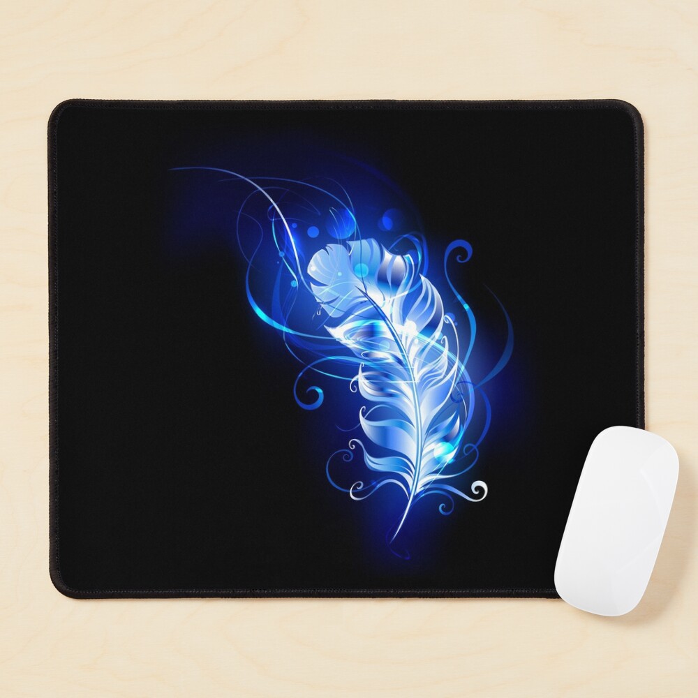 White white Mouse Pad by PrMoonlessNight