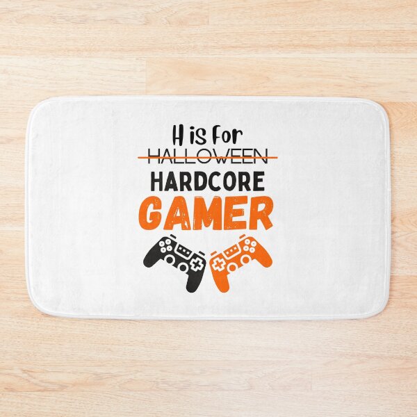Item preview, H Is For Halloween Hardcore Gamer - funny designed and sold by CreativeMansion.