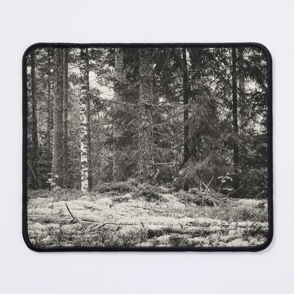 Item preview, Lichen forest at Harjuniitty bw designed and sold by Jouko Lehto Photography.