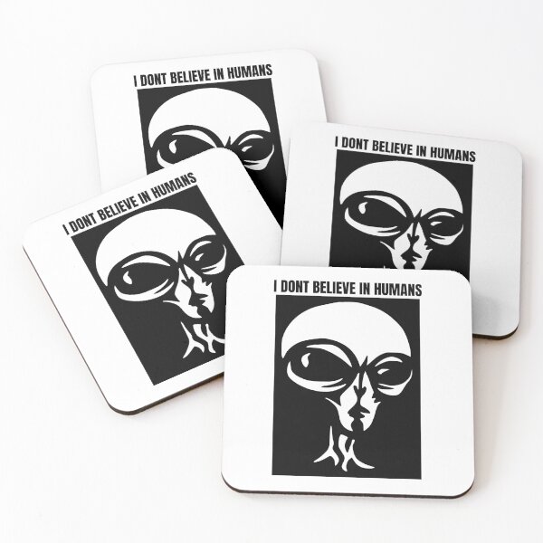Item preview, I Dont Believe In Humans, Alien, Extraterrestrial, Black designed and sold by anghelapparel.