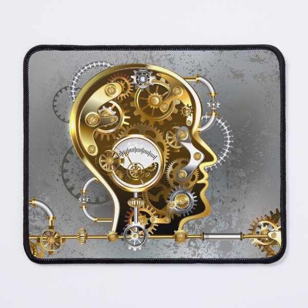 Item preview, Steampunk Head with Manometer designed and sold by Blackmoon9.