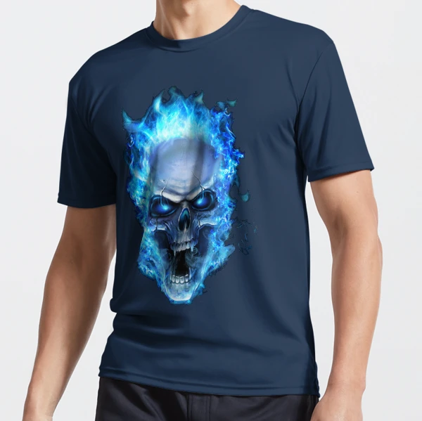 ★HYDROGEN★Unisex Skull &Flower Graphic Tee BLUE EHW1406-10_02.jpg?v=1699371440
