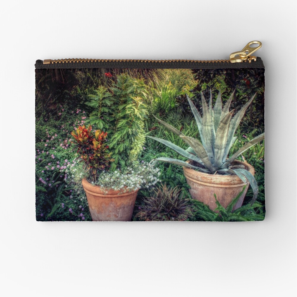 Terra Cotta Trio at Sunset Zipper Pouch