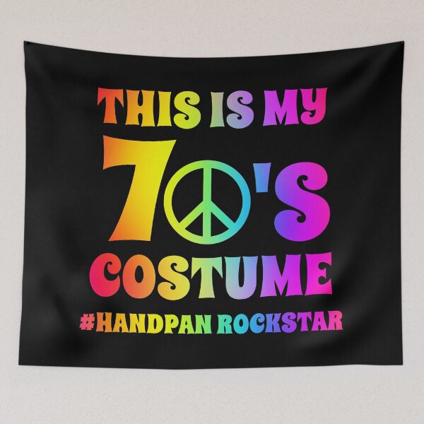 Item preview, Groovy Handpan Player This Is My 70s Costume Halloween Party Retro Vintage designed and sold by ojdart.