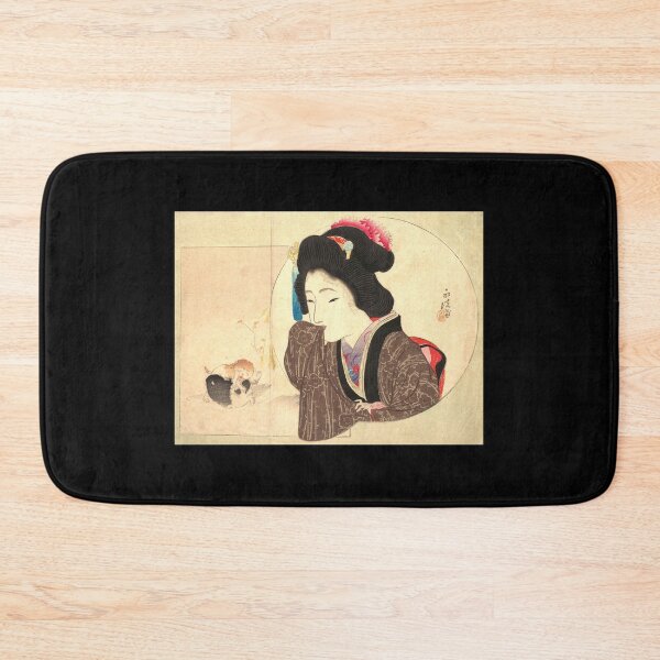Item preview, Keisai Eisen (Artist) Pets Playing - Japanese Woodcut Prints designed and sold by mosgol.